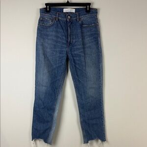 IRO Argan Denim Jeans with Frayed Hem Two-Toned Size 29